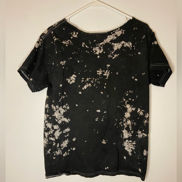 ⭐️AC/DC Custom Bleached Wash Graphic Band T-shirt Size Small - Picture 2 of 4